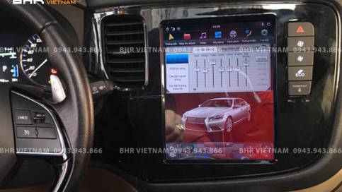 Màn hình DVD Android Tesla Mitsubishi Outlander 2016 - nay